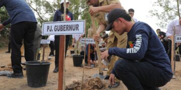 Polda Babel Gallakan Gerakan Penanaman Pohon, Pj Sekda Fery Aprianto: Pemprov Babel selalu mendukung