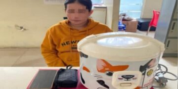 Seorang Ibu Rumah Tangga di Pangkalpinang Kedapatan Simpan Sabu di Rice Cooker