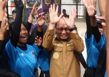 Siap Berlaga di Kejurprov, Bupati Kobarkan Semangat Para Atlet PDBI Bangka Tengah