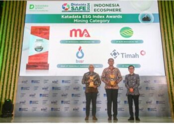 Komitmen Implementasikan ESG, PT Timah Tbk Raih Katadata ESG Index Award 2024