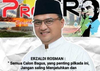 Erzaldi Rosman Ajak Seluruh Masyarakat Ciptakan Pilkada Damai: Jangan Saling Menjatuhkan