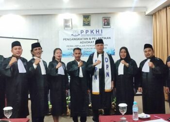 Lantik 7 Advokat Baru di Babel, Ini Pesan Ketua Umum DPN PPKHI
