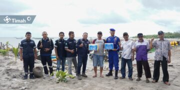 Permudah Akses Nelayan, PT Timah Bantu Pembangunan Infrastruktur di Pantai BOM Baru Sampur