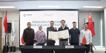 Gandeng Xinyi Glass untuk Pengembangan Industri Kaca, Komitmen TINS Dukung Hilirisasi di Tanah Air