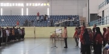 Olahraga Hadang dan Tarik Tambang Pemerintah Kota Pangkalpinang Meriahkan HUT Kopri ke – 53