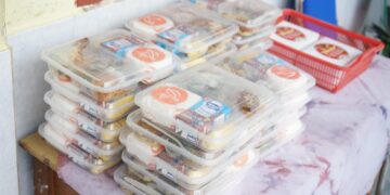 Uji Coba Makan Bergizi Gratis di Tanjungpandan Dikawal Langsung Pj Gubernur Babel