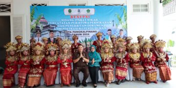 10 Pengantin Gelar Resepsi Sidang Isbat di Rumah Residen Wali Kota Pangkalpinang
