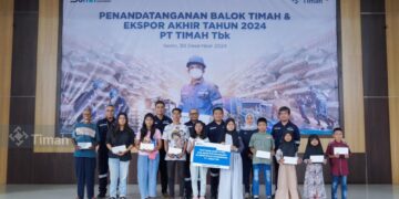 Jelang Akhir Tahun 2024, PT Timah Berbagi Kebahagiaan dengan Anak Yatim dan Piatu