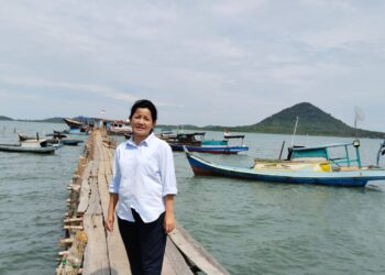 Kondisi Jeti Nelayan di Pantai Puding Jadi Perhatian Rina Tarol, Terbuat Seadanya Padahal Jadi Kebutuhan Warga