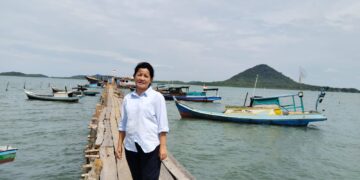 Kondisi Jeti Nelayan di Pantai Puding Jadi Perhatian Rina Tarol, Terbuat Seadanya Padahal Jadi Kebutuhan Warga