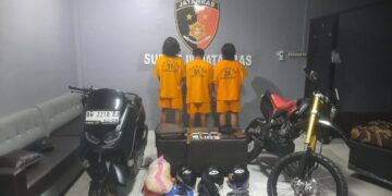Ancam Pemilik Toko dengan Senjata Tajam, Tiga Pemuda Ini Diringkus Jatanras Polda Babel