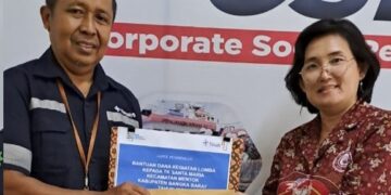 Jelang Natal dan Tahun Baru, PT Timah Bantu Kegiatan Siswa TK Santa Maria Bangka Barat
