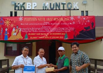 Sambut Natal dan Tahun Baru, Dua Gereja di Bangka Barat Terima Bantuan dari PT Timah