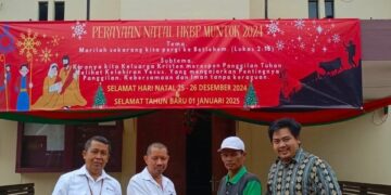 Sambut Natal dan Tahun Baru, Dua Gereja di Bangka Barat Terima Bantuan dari PT Timah