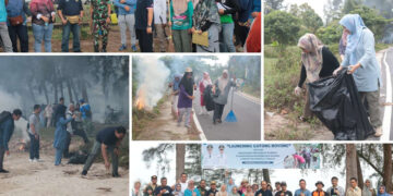 Terima Laporan Ada Kasus DBD, Bupati Algafry Bergegas Ajak Pegawai Lakukan Gotong Royong