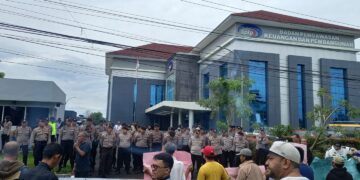 Datangi BPKP Babel, Massa Pertanyakan Penghitungan Kerugian Negara Kasus Korupsi Timah