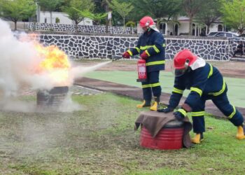 Lomba Penanganan Kebakaran dan 5R Ramaikan Peringatan Bulan K3 Nasional PT Timah