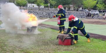 Lomba Penanganan Kebakaran dan 5R Ramaikan Peringatan Bulan K3 Nasional PT Timah