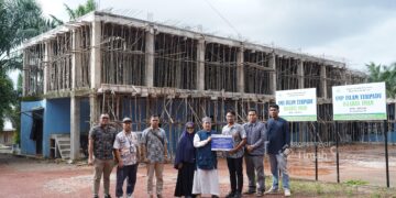 PT Timah Serahkan Bantuan ke Pondok Pesantren Ma’had Tahfizul Quran Daarul Iman Desa Kimak