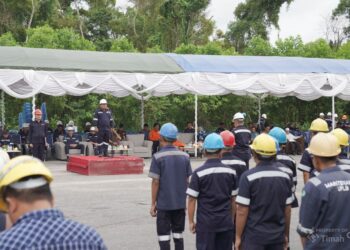 Bantuan Sembako untuk Masyarakat di Rangkaian Peringatan Bulan K3 Nasional 2025 PT Timah Area Bangka Utara 