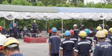 Bantuan Sembako untuk Masyarakat di Rangkaian Peringatan Bulan K3 Nasional 2025 PT Timah Area Bangka Utara 