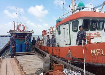 Penyelundupan Pasir Timah Ilegal Tujuan Malaysia Berhasil Digagalkan TNI AL