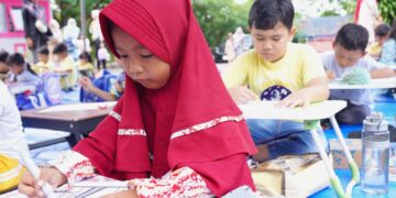 Gelar Open House, TK Kutilang 1 Pangkalpinang Latih Potensi Anak Didik Lewat Kegiatan Sosial Emosional