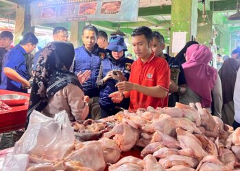 Satgas Pangan Polda Babel Cek Langsung Harga dan Stok Bapok di Pasar Tradisional Pangkalpinang