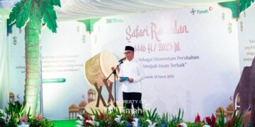 Safari Ramadan PT Timah Berlanjut di Bangka Barat, Santuni dan Bagikan Sembako ke Masyarakat