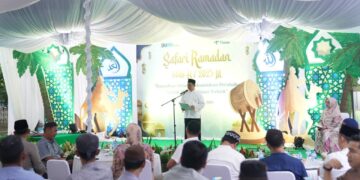 Safari Ramadan PT Timah Ditutup di Area Bangka Selatan, Silaturahmi dan Berikan Santunan Bagi Masyarakat