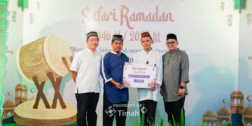 PT Timah Serahkan Bantuan ke Masjid Al Hidayah Perumnas Bangka Barat