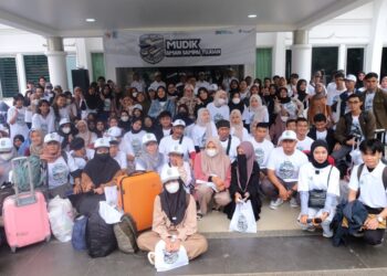 Hari Terakhir Mudik Gratis Bersama PT Timah, 177 Peserta Diberangkatkan Menuju Pulau Bangka