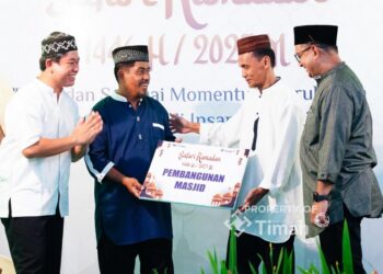 Masjid Al Hidayah Tegal Rejo Kembali Terima Bantuan, Peran PT Timah Diapresiasi