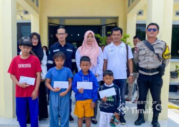 PT Timah Berbagi Kebahagiaan Bersama Anak Yatim dan Piatu, Zahra Sangat Bersyukur