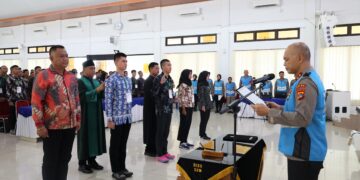 Penerimaan Polri Tahun Anggaran 2025, Polda Babal Tekan Pakta Integritas