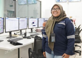 Sosok Perempuan Tangguh Dibalik Peleburan TSL Ausmelt PT Timah