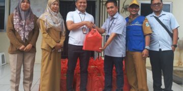 PT Timah Serahkan Bantuan Bagi Warga Pangkalpinang Terdampak Banjir