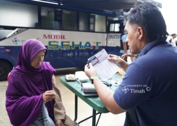 PT Timah Kerahkan Mobil Sehat Berikan Pelayanan Kesehatan Gratis Bagi Masyarakat di Pulau Belitung 