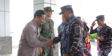 Kehadiran Pangkoarmada I ke Bangka Belitung Disambut Hangat Pj Sekda Fery