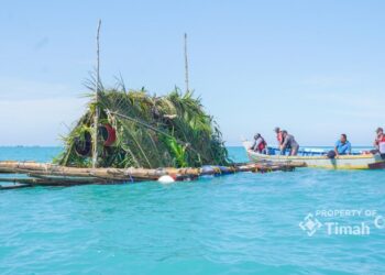 Upaya Bangun Fishing Ground Berkelanjutan, PT Timah Tenggelamkan Ribuan Rumpon