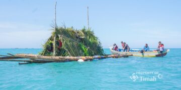 Upaya Bangun Fishing Ground Berkelanjutan, PT Timah Tenggelamkan Ribuan Rumpon