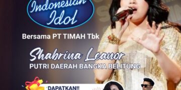 Dukung Shabrina Leanor jadi Juara Indonesia Idol, PT Timah Gelar Nobar di Tiga Kabupaten Kota di Babel 