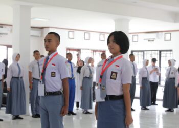 Puluhan Siswa Ikuti Seleksi Calon Paskibraka Provinsi Bangka Belitung 2025