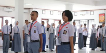 Puluhan Siswa Ikuti Seleksi Calon Paskibraka Provinsi Bangka Belitung 2025