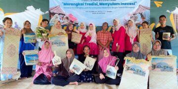 Masyarakat Adat Mapur Antusias Ikuti Pelatihan Decoupage PT Timah, Pengembangan Kerajinan Lokal dan Ekonomi Kreatif