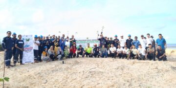 PT Timah Tanam Ratusan Pohon di Kabupaten Bangka Barat