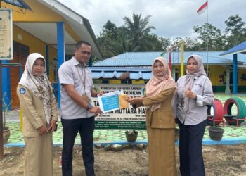 PT Timah Serahkan Bantuan untuk TK Swasta Mutiara Hati 