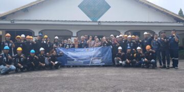 Belajar Pengolahan dan Peleburan Timah, Puluhan Mahasiswa Polman Babel Datangi PT Timah 