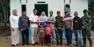 PT Timah Bangun Tiga Rumah Layak Huni untuk Masyarakat 