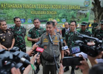 Hidayat Arsani Serahkan SK Hibah Tanah Ke Korem 045 Gaya
